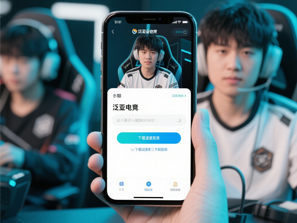 小明是一位初入电竞圈的玩家，在首次下载泛亚电竞手机